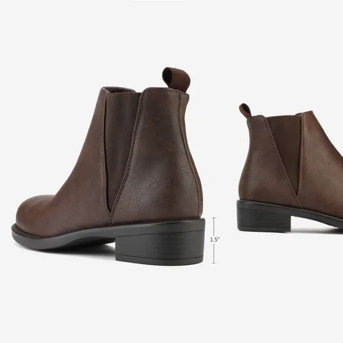 Vista 4 de DREAM PAIRS - Botines de invierno para mujer