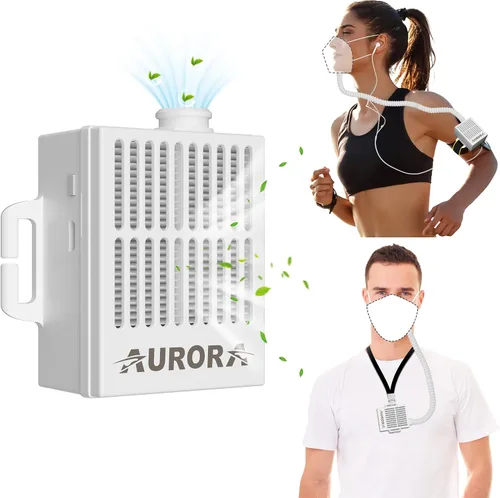 Vista 2 de 4WDKING Purificador de Aire Eléctrico Recargable, Purificador de Aire Portátil Reutilizable con Filtro HEPA para Dormir, Deportes al Aire Libre