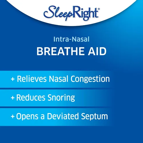 Vista 7 de SleepRight Ayudas respiratorias intrasales para dormir, dilatador nasal reductor de ronquidos - Paquete de 2 (4 unidades)