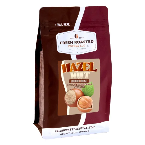 Vista 30 de Fresh Roasted Coffee, Amaretto - Café saborizado, 12 onzas, tostado medio, Kosher, grano entero