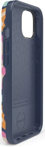 Vista 7 de Casely Funda para iPhone 13 Salpicadura de Color Medianoche Retro Abstracto Compatible con MagSafe Diseño Protector Audaz