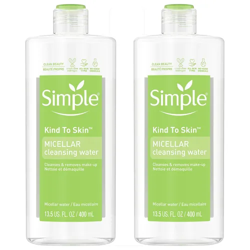 Vista 4 de Agua micelar Simple de limpieza, 6.7 onzas (pack de 3)