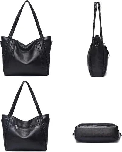 Vista 2 de synen para mujer bolsos funda señoras bolso de hombro de bolsos bolsas bolso bolsa