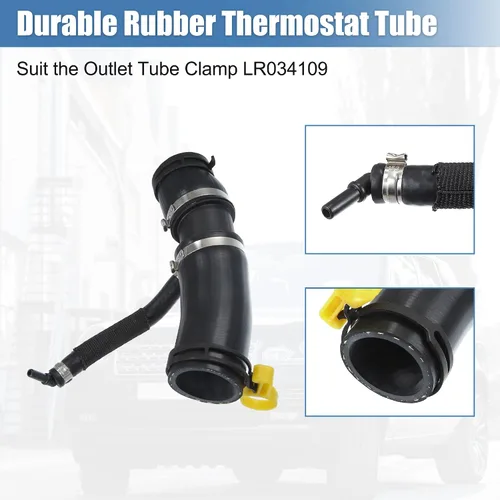 Vista 4 de X AUTOHAUX 1 Set Termostato Tubo Acelerador Cuerpo Calentador Manguera de Salida Nº LR049990/LR045239 para Land Rover Range Rover Discovery Defender