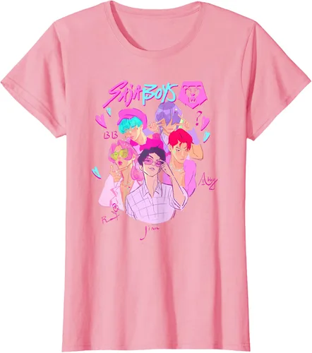 Vista 7 de Kpop Demon Hunters Camiseta Saja Boys Heartthrob con licencia