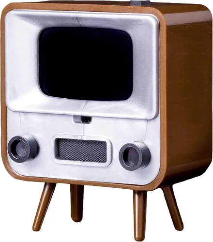 Vista 5 de TinyCircuits TinyTV 2 - Mini TV retro portátil de 1.14" con pantalla IPS, videos precargados y descargables, recargable por USB-C, controles