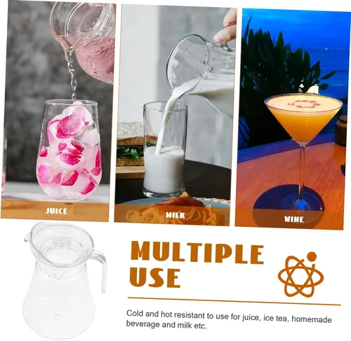 Vista 9 de Jarra de bebidas de 1,5 l, jarra de té helado, jugo de leche, jarra inastillable, refrigerador, uso doméstico