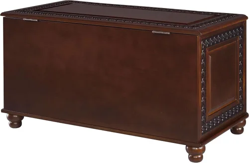 Vista 10 de Coaster Home Furnishings - Finlay - Madera - Cofre de cedro con parte superior abatible, bisagra de seguridad, interior forrado y estilo tradicional