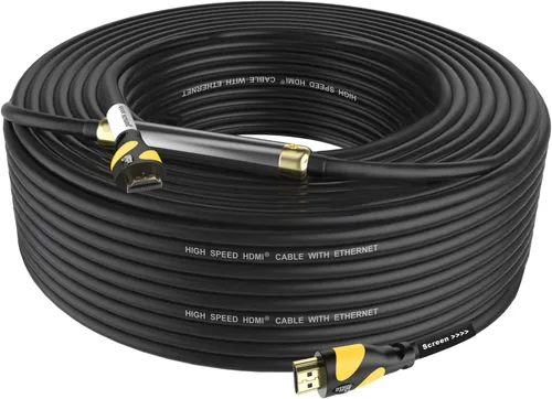 Vista 12 de Postta Cable HDMI (40 pies azul) HDMI 2.0V compatible con 4K 2160P, 1080P, 3D, retorno de audio y Ethernet, 1 paquete