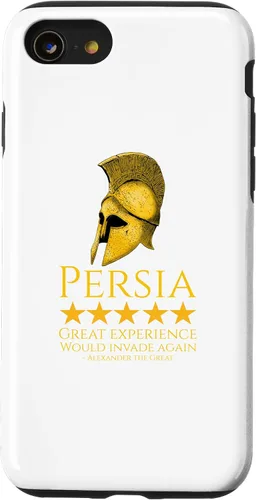 Vista 18 de iPhone 16 Alexander The Great - Persia - Ancient Greek History Meme Case
