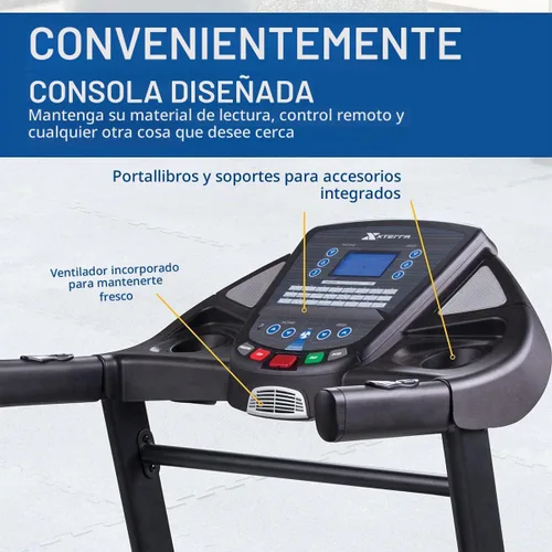 Vista 3 de XTERRA Cinta de correr plegable de fitness