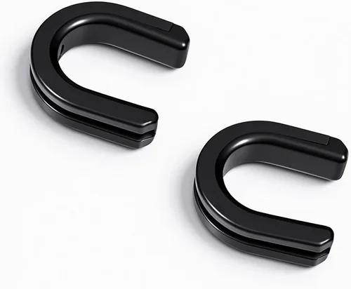 Vista 3 de Soporte de montaje de placa lateral para motocicleta, soporte de montaje para barra Sissy Bar compatible con Harley Touring 1983-2024, negro (2)