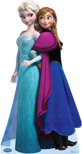 Vista 7 de Figuras de cartón de Frozen, se sostienen solas, Anna, talla única