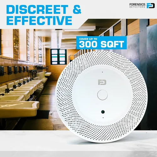 Vista 4 de Detector de Vapeo de Forensics para Escuelas, Hogar, Hoteles, Negocios Alarmas de Celular WiFi Sensor Super Sensible de Dispersión Láser