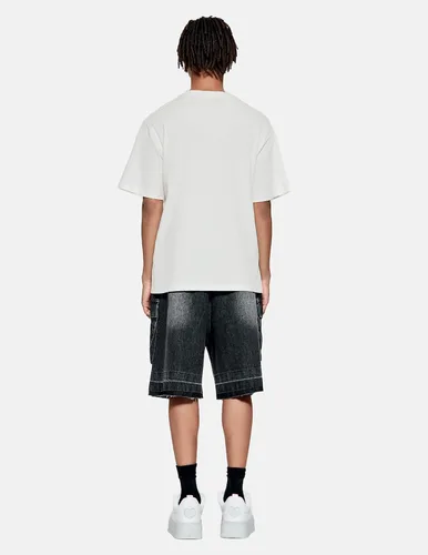 Vista 6 de Vamtac Camisetas de algodón de manga corta con estampado de globos de amor para hombre, estilo Y2k, lindas camisetas de verano con corazón