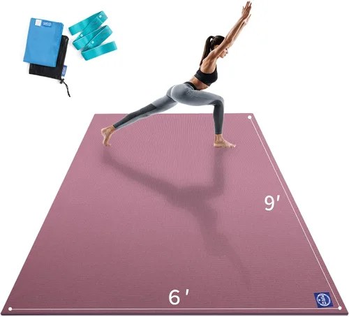 Vista 11 de MRO Extra Large Yoga Mat, 12'x6'/9'x6'/7'x5'/6'x4' (9MM)