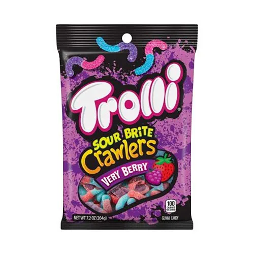 Vista 7 de Trolli Sour Brite Crawlers - Caramelos de gomitas, muy bayas, bolsa de 5 onzas (paquete de 12)