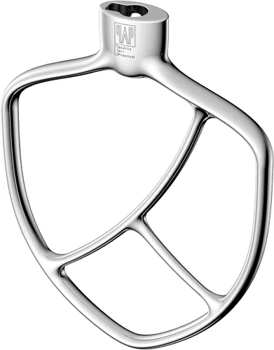 Vista 11 de Batidor plano de acero inoxidable para ayuda de cocina 4.5-5QT Tilt-Head Stand Mixer/Pulido a mano/sin revestimiento/apto para lavavajillas