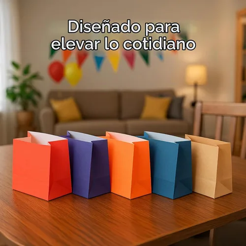 Vista 7 de Restaurantware Bolsa pequeña de papel Kraft, paquete de 100