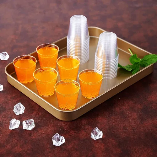 Vista 7 de Paquete de 500 vasos de chupito de plástico de 1 onza, vasos desechables, vasos de degustación de 1 onza, vasos de fiesta perfectos para whisky