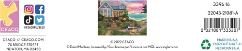 Vista 8 de Ceaco - David MacLean - Heart Beach - Rompecabezas de 1000 piezas