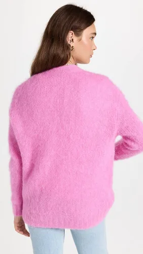 Vista 3 de Rebecca Taylor Cárdigan de mohair cepillado para mujer