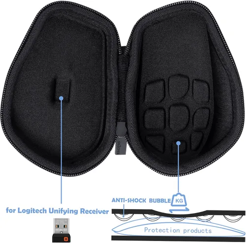Vista 3 de Funda rígida para Logitech MX Master 3S + teclado mecánico