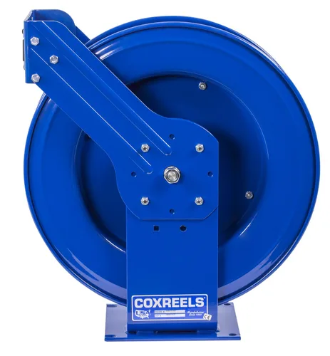 Vista 7 de Coxreels TSHL-N-650 Carrete de manguera con resorte de trabajo pesado Supreme Duty para aire/agua/aceite: 1" I.D., capacidad de manguera de 50
