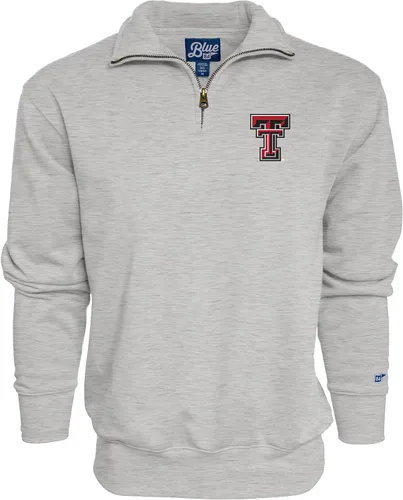 Vista 22 de Blue 84 Sudadera con cremallera de un cuarto para hombre de la NCAA