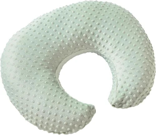 Vista 14 de Funda de almohada de lactancia con lunares, funda de almohada de felpa para lactancia materna Funda para almohada de lactancia, transpirable, Negro