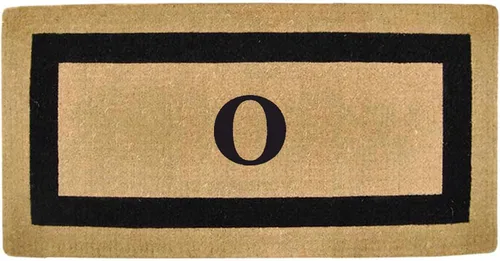 Vista 79 de Tapete de fibra de coco natural, para puerta de entrada, rectangular, resistente, para patio, atrapador de suciedad antideslizante, decoración