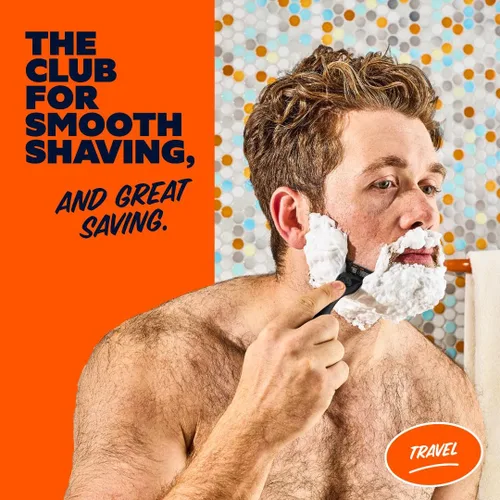 Vista 4 de Dollar Shave Club - Juego de afeitado de viaje (negro) - Kit de maquinilla