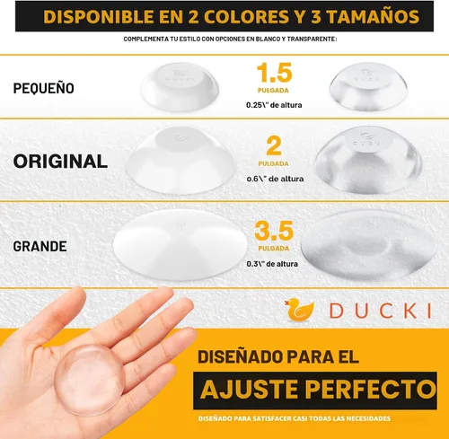 Vista 2 de Tapones de puerta protectores de pared de 1.5 pulgadas, reutilizables