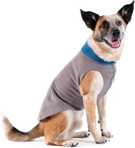 Vista 10 de Goldpaw Duluth - Chaleco de Suéter de Doble Forro Polar para Perros Pequeños, forro polar suave y elástico, chaqueta cálida para mascotas para otoño