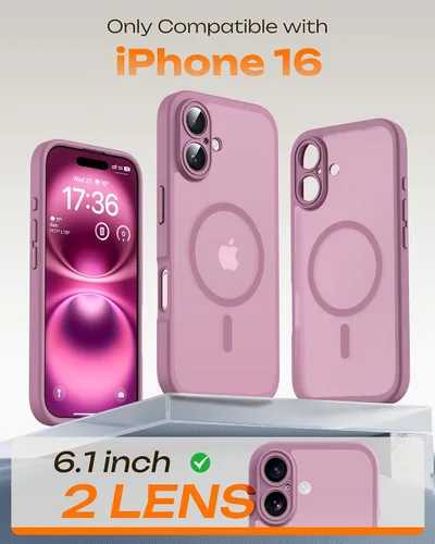 Vista 15 de TOCOL Funda para iPhone 11, compatible con Magsafe, protección completa de cámara, imanes integrados, protección contra caídas, funda translúcida