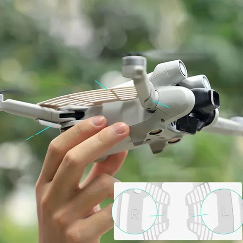 Vista 8 de Pilipane Protector de mano para dron profesional de conservación de seguridad para proteger el dron de despegue, compatible con DJ 1 Mini 3 Pro