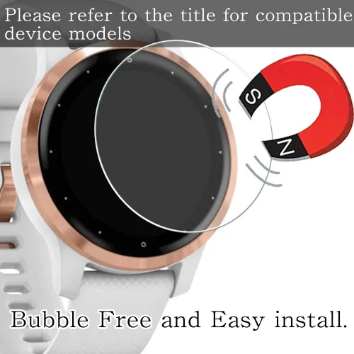 Vista 4 de Protector de pantalla de vidrio templado compatible con CASIO G-Shock GPW-2000-1A2JF, protectores de película antiarañazos, sin burbujas para reloj