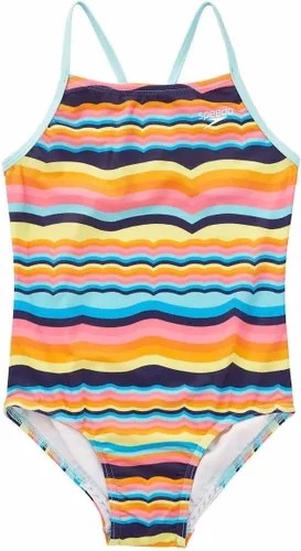 Vista 18 de Speedo Traje de baño de una pieza para niña con tiras finas Azul (Blue Print)