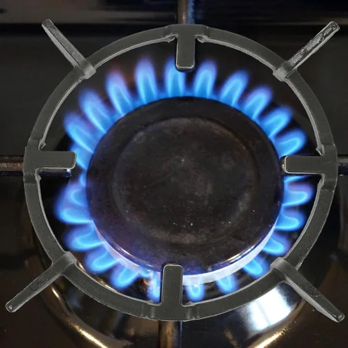 Vista 7 de Estante para estufa de gas, estante antideslizante para estufa de gas, soporte redondo para estufa de gas, anillo redondo para estufa de gas