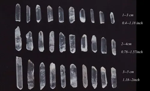Vista 7 de Puntos de cristal de cuarzo transparente de 0.45 libras, cristales curativos naturales pulidos, piedras a granel para meditación, yoga, chakras