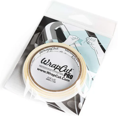 Vista 7 de VViViD Wrap Cut cinta para corte de bordes de vinilo de 32 pies (10 m) con espátula amarilla para detalles