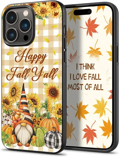 Vista 10 de Happy Fall Gnomo Otoño Hojas Calabaza Gnomo Otoño Gnomo Funda Teléfono para iPhone 16 15 14 13 12 11 Pro Max Galaxy S25 S24 S23 S22 S21 S20 FE A16