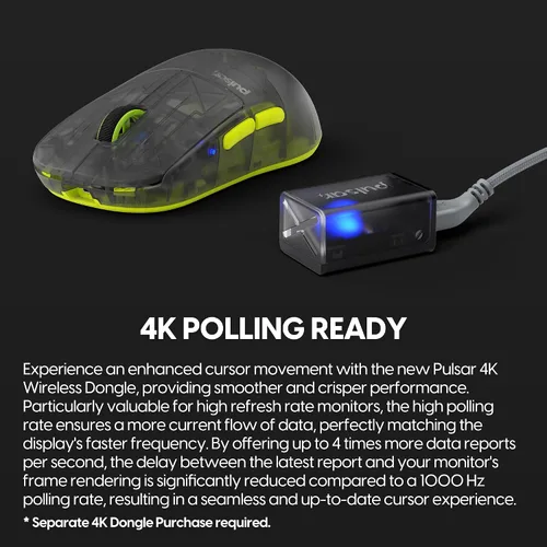 Vista 7 de Pulsar X2H - Mouse inalámbrico para juegos, edición limitada Acid Rewind, ultraligero de 1.83 onzas (1.83 oz), simétrico, interruptor óptico, 26000