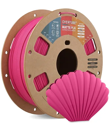 Vista 38 de OVERTURE - Filamento de fibra de carbono PLA para impresora 3D de 1.75 mm, carrete de cartón PLA de 2.2 libras, precisión dimensional +/- 0.02 mm