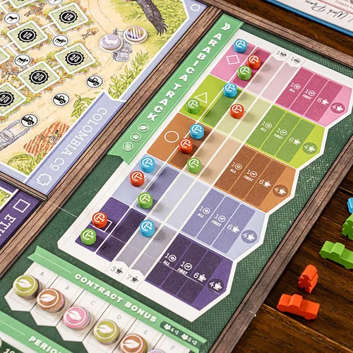 Vista 9 de Capstone Games: Coffee Traders - Juego de mesa de estrategia, 3-5 jugadores, edades 12+, 120 minutos
