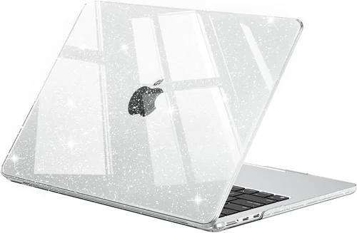 Vista 12 de EooCoo Funda para MacBook Air de 15 pulgadas M5 M4 M3 M2 2026-2023 Cristal transparente