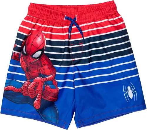 Vista 3 de Marvel Conjunto de traje de baño y traje de baño de Spider-Man de los Vengadores para niños pequeños