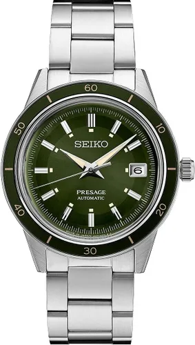 Vista 4 de SEIKO Presage Style 60'S Reloj automático de acero inoxidable Srpg07 Srpg07J1 Srpg07J para hombre, Negro -, Classic