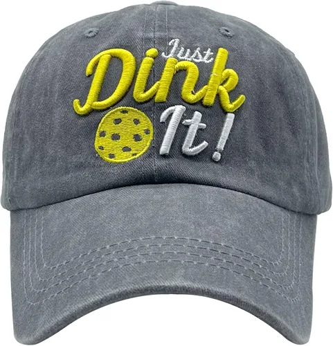 Vista 2 de NVJUI JUFOPL Pickleball Gorra de béisbol para hombres y mujeres, gorra ajustable de pepinillo