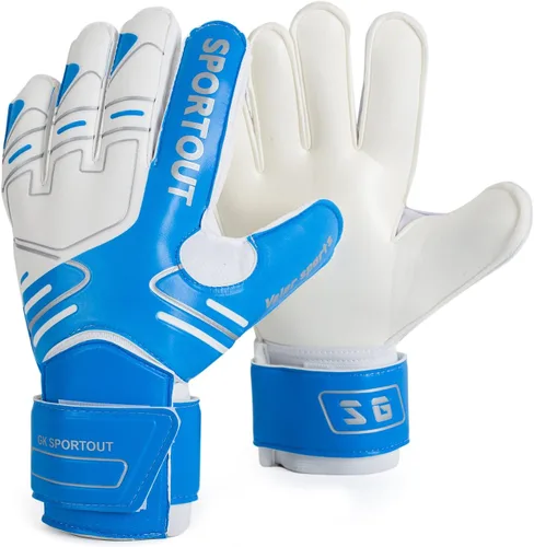 Vista 3 de Guantes de portero para jóvenes y adultos, agarre fuerte para las atajadas más difíciles, con espinas para dar una espléndida protección para evitar